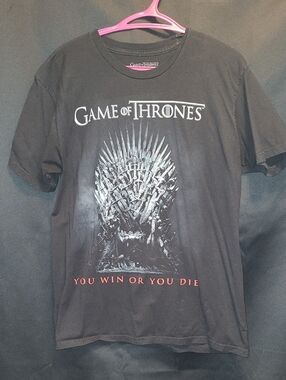 Game of Thrones Shirt Men's Iron Throne Adult T-Shir L